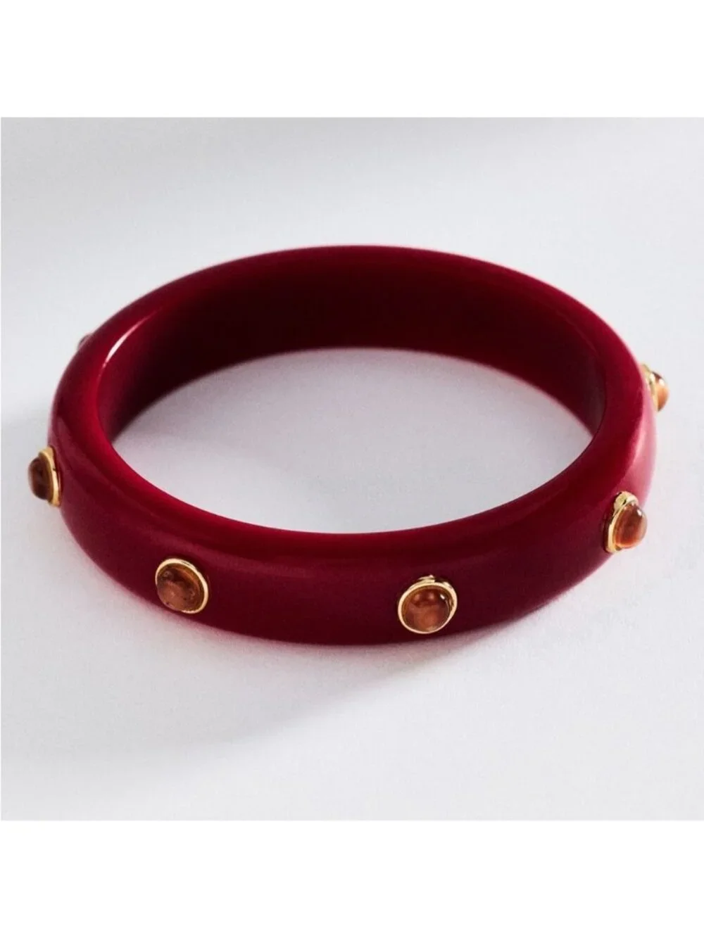 New! Anthropologie Resin Jewel Bangle Bracelet NWT